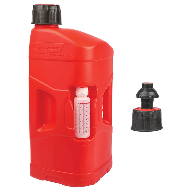 Bidón de combustible Prooctane 20 L con tapa probeta graduada y válvula de llenado Polisport