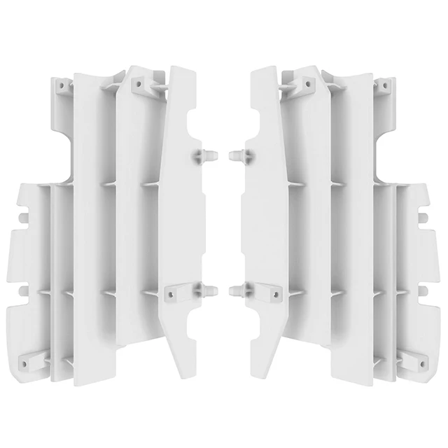 Aletines radiador Honda CR125/250 05-07 Polisport - blanco