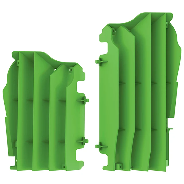 Aletines radiador Kawasaki KX450F 16-22 / KX250F 21-22 Polisport - verde 05