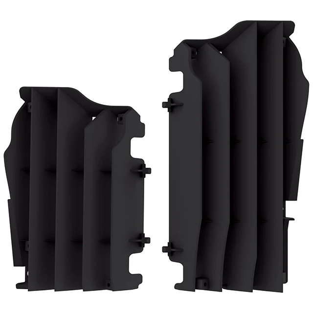 Aletines radiador Kawasaki KX450F 16-22 / KX250F 21-22 Polisport - negro