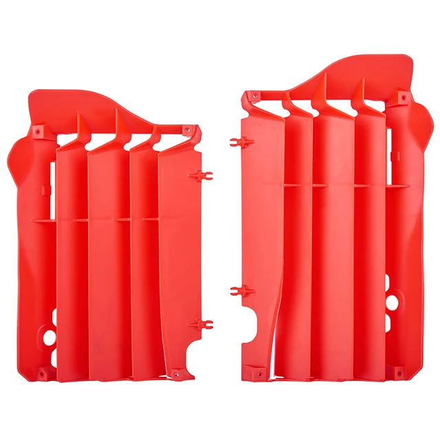 Aletines radiador Honda CRF450R 15-16 / CRF250R 16-17 Rojo Polisport - rojo CR04