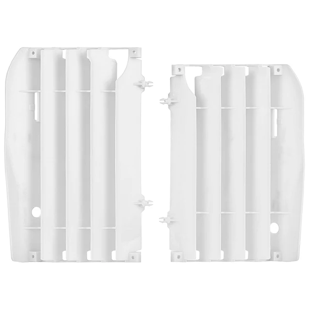 Aletines radiador Honda CRF450R 09-12 Polisport - blanco