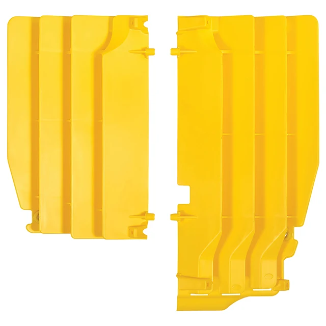 Aletines radiador RMZ250 10-18 Polisport - amarillo RM05