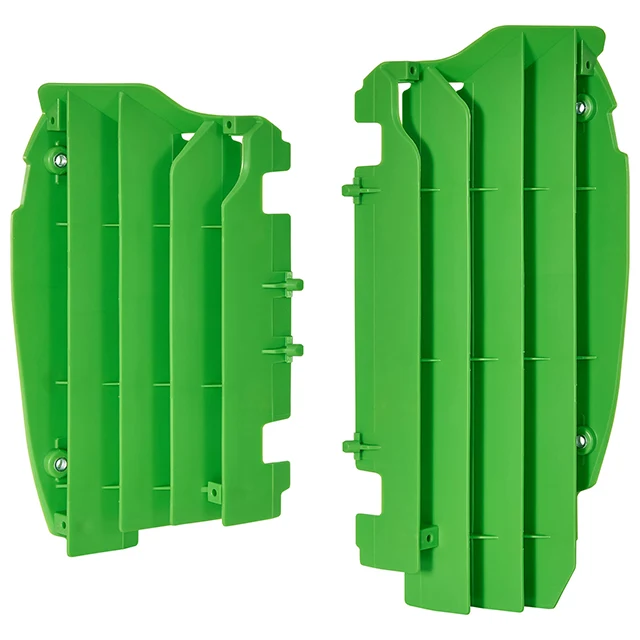 Aletines radiador KX450F 10-15 Polisport - verde 05