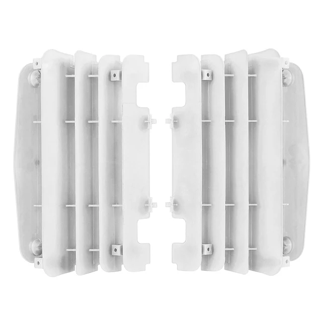 Aletines radiador Yamaha YZ450F 10-13 Polisport - blanco