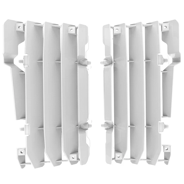 Aletines radiador Beta RR 250/300 2ST 350/400/450 4T 13-19 Polisport - blanco
