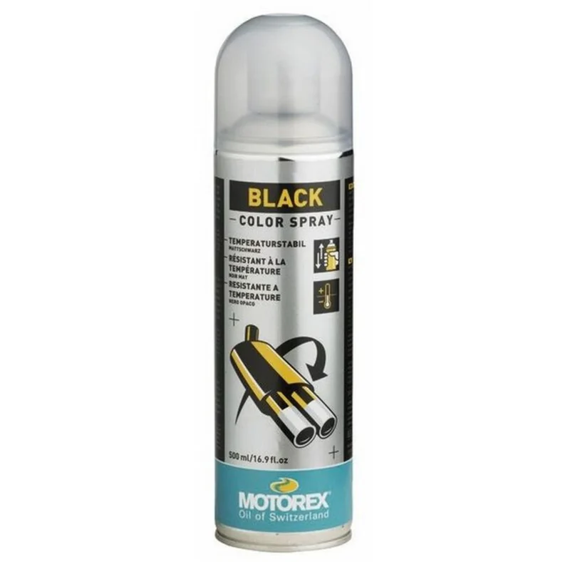 Spray Pintura Negra Anti-calórica BLACK 500ml Motorex
