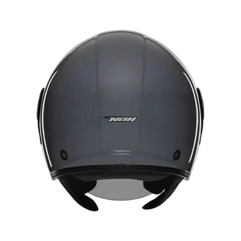 Casque jet - N182 gris nardo