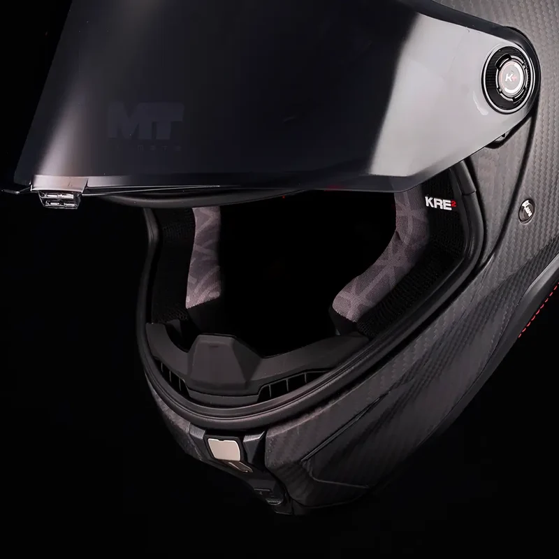Casco MT KRE 2 PLUS FIM Racing#2 Pure A1 - Carbono Brillo