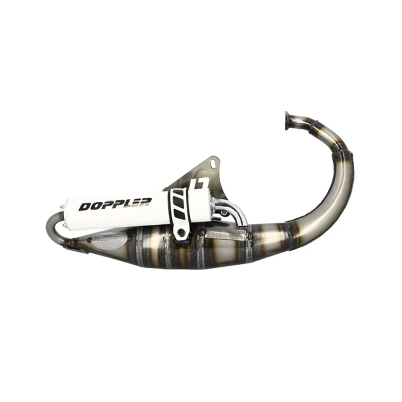 Pot d'échappement Doppler S3R Evolution Blanc MBK Booster / Yamaha BW's