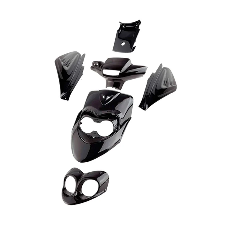 Kit carrosserie Gloss Black 6 pièces MBK Booster NG / Yamaha Next