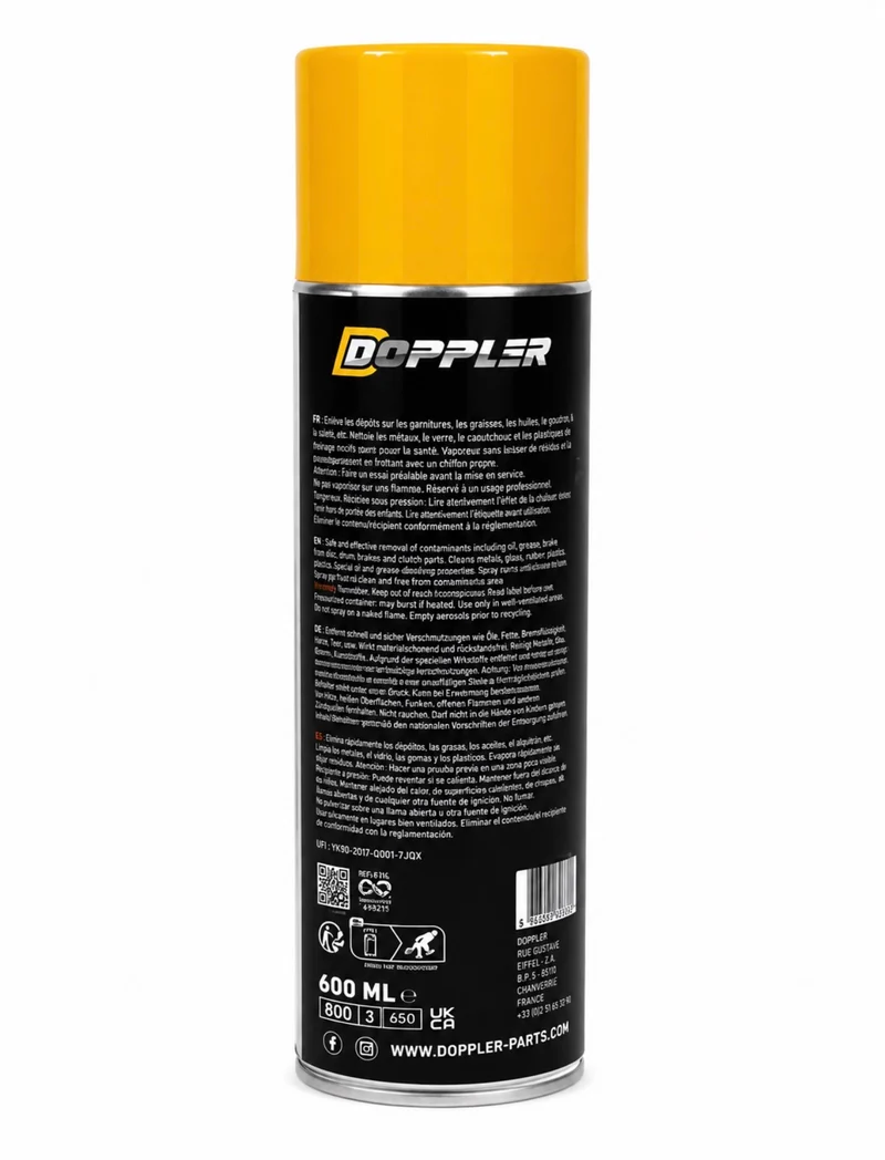 Nettoyant Frein Doppler 600 ml – Brake Cleaner Dégraissant
