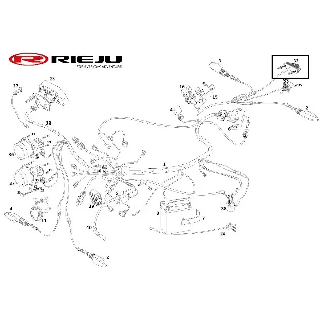Piloto trasero Rieju MR 200-250-300 / MRT 50-125 / EC/GP 250-300