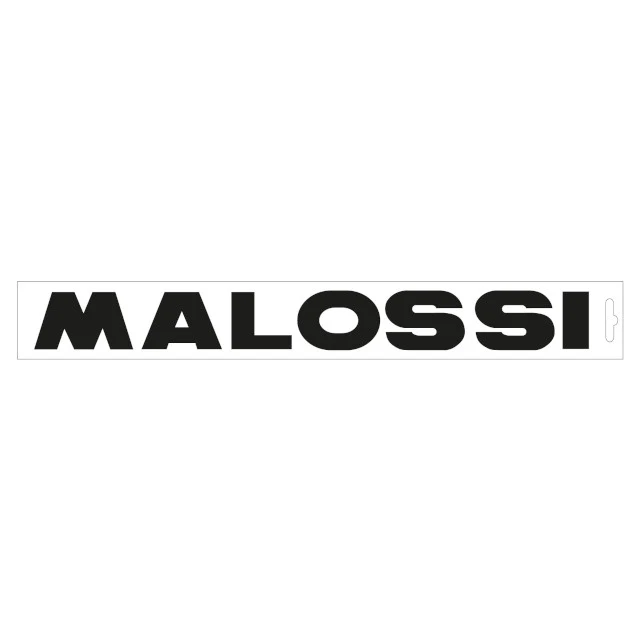 Pegatina Malossi 32x3,5cm - negro