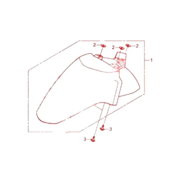 Guardabarros Honda SH 125/150 20-24 AllPro