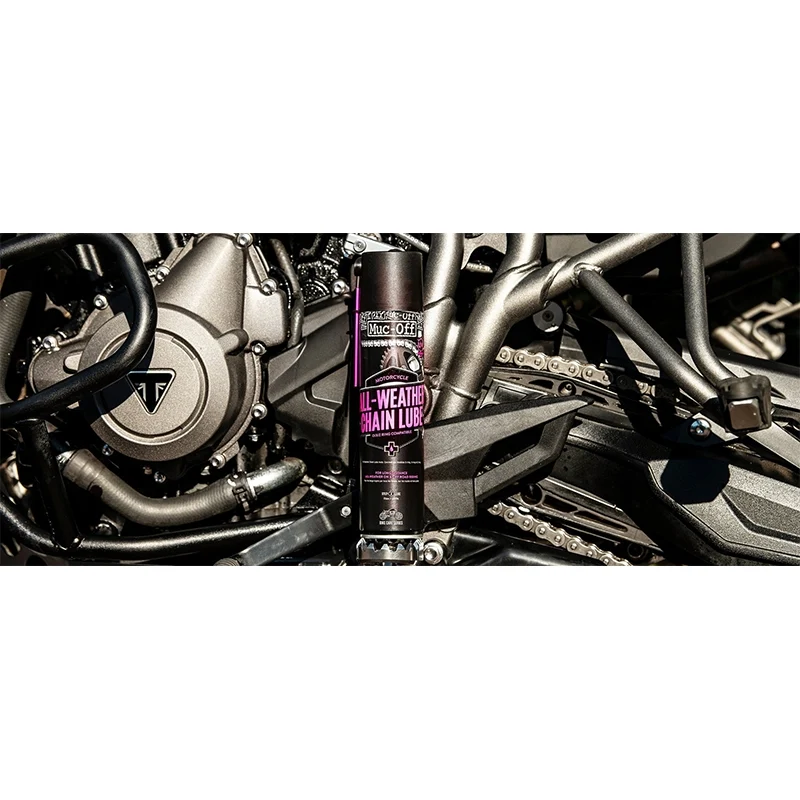 Grasa de cadena cerámica MUC-OFF All Weather Chain lube, spray 400 ml