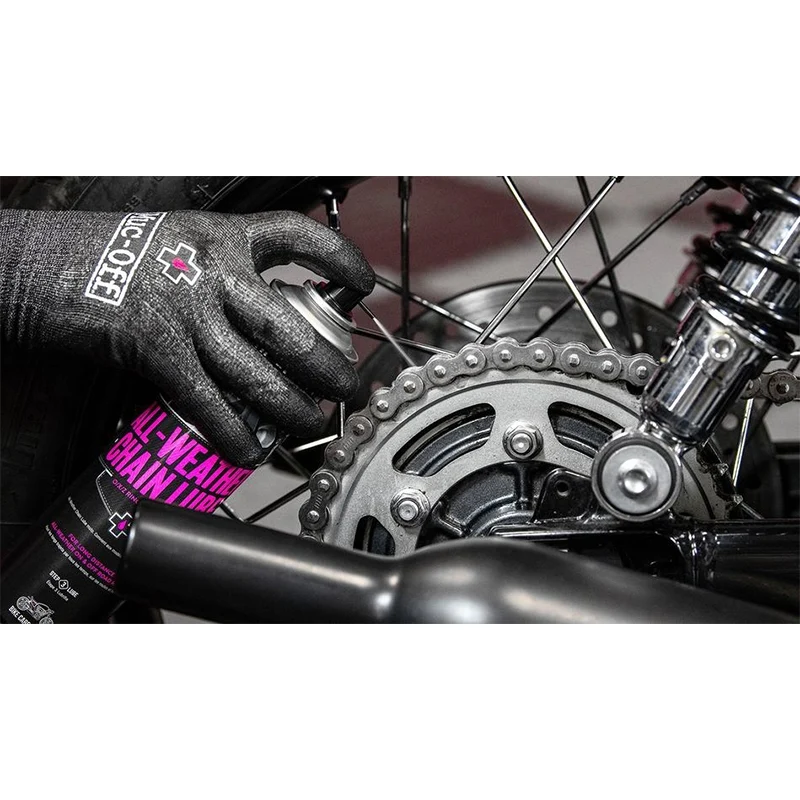 Grasa de cadena cerámica MUC-OFF All Weather Chain lube, spray 400 ml
