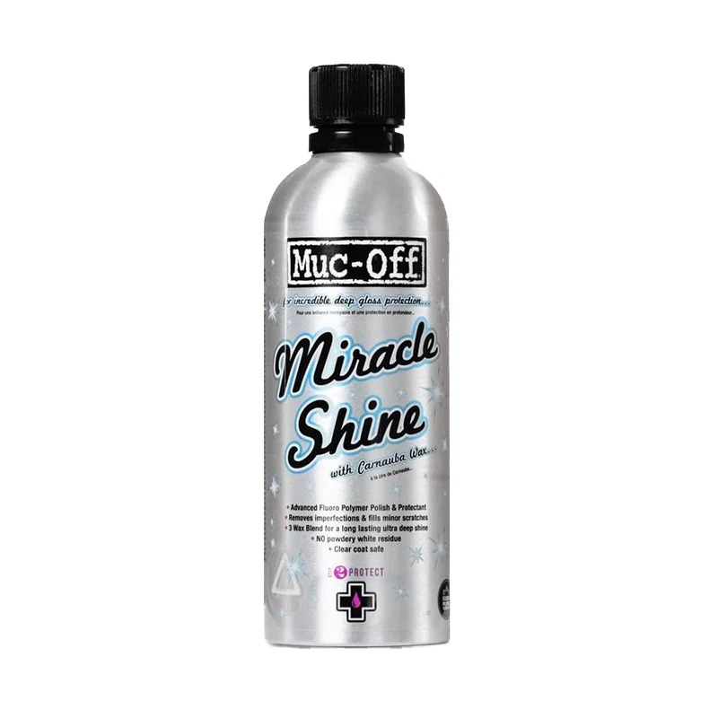 Pulimento (cera de carnauba) MUC-OFF Miracle Shine Motorcycle Polish Bote 500 ml