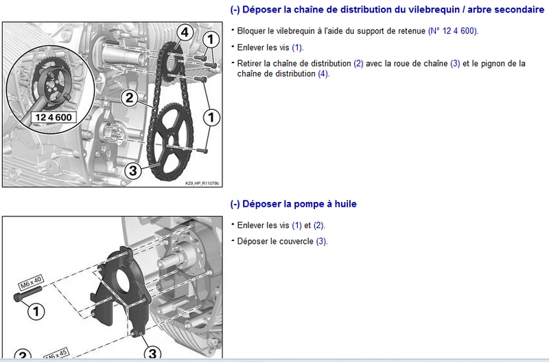Manuel d'atelier toutes motos BMW 1970 2017 français
