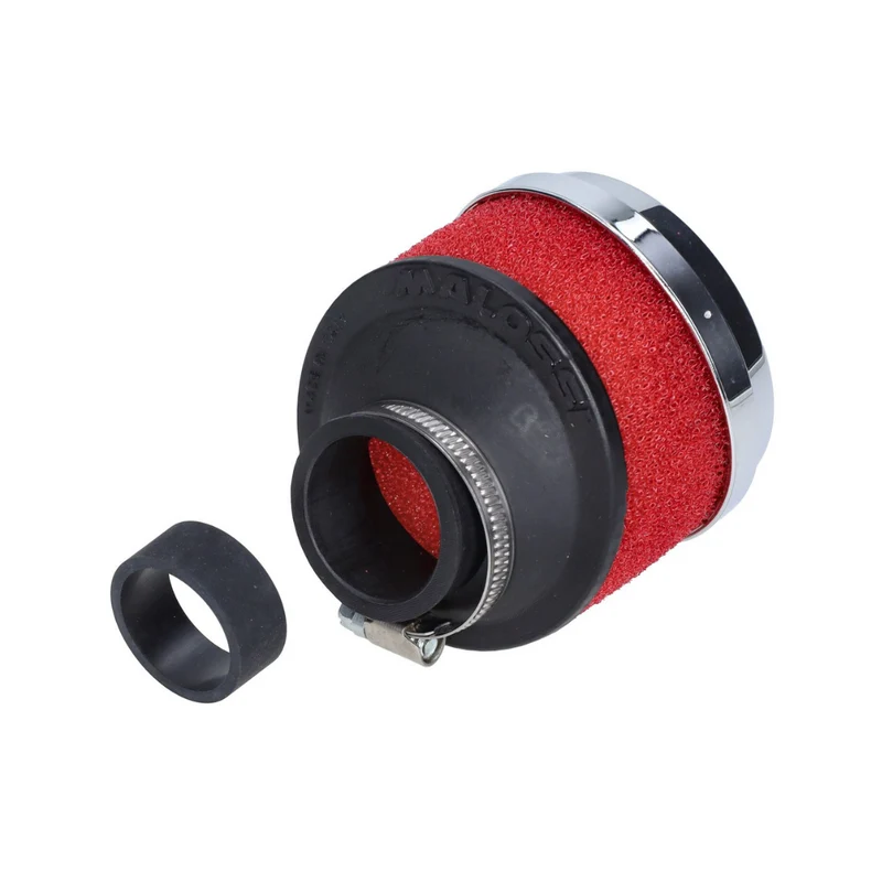 Filtre de puissance Malossi MHR coudé 32-38mm rouge/chrome