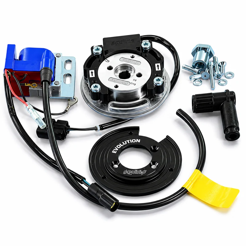 Allumage Polini + Rotor Intérieur PVL Piaggio / Gilera 50cc 2 Temps