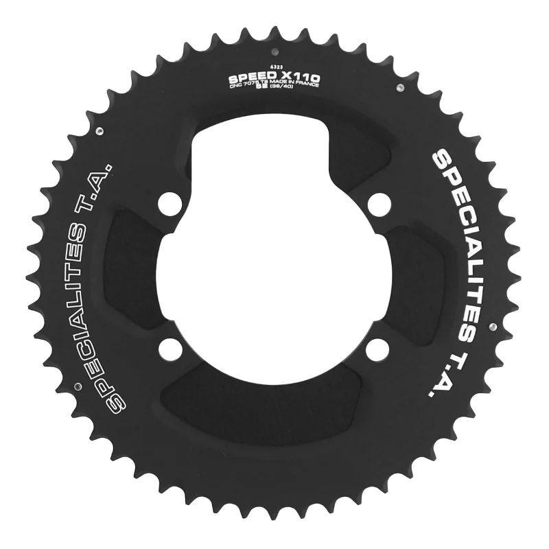 Plateau Route 4 branches Ø 110 Pour Shimano Ultegra R8000 - 6800 Ta Speed 2-X110 (Aero) 52 dents Extérieur Compatible 105 5800+R7000-Dura Ace 9000+9100 Noir Ø 110 Pour Shimano Ultegra R8000 - 6800 Ta Speed 2-X110 (Aero) 11V. (Penser A Commander Le