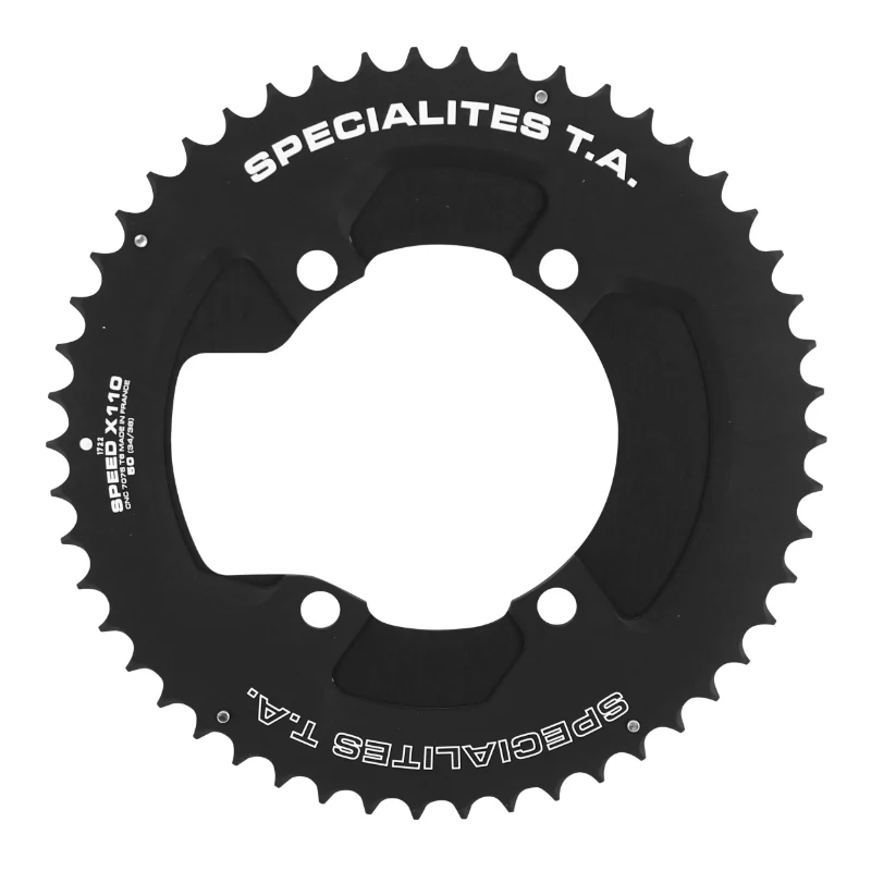 Plateau Route 4 branches Ø 110 Pour Shimano Ultegra R8000 - 6800 Ta Speed 2-X110 (Aero) 50 dents Extérieur Compatible 105 5800+R7000-Dura Ace 9000+9100 Noir Ø 110 Pour Shimano Ultegra R8000 - 6800 Ta Speed 2-X110 (Aero) 11V. (Penser A Commander Le