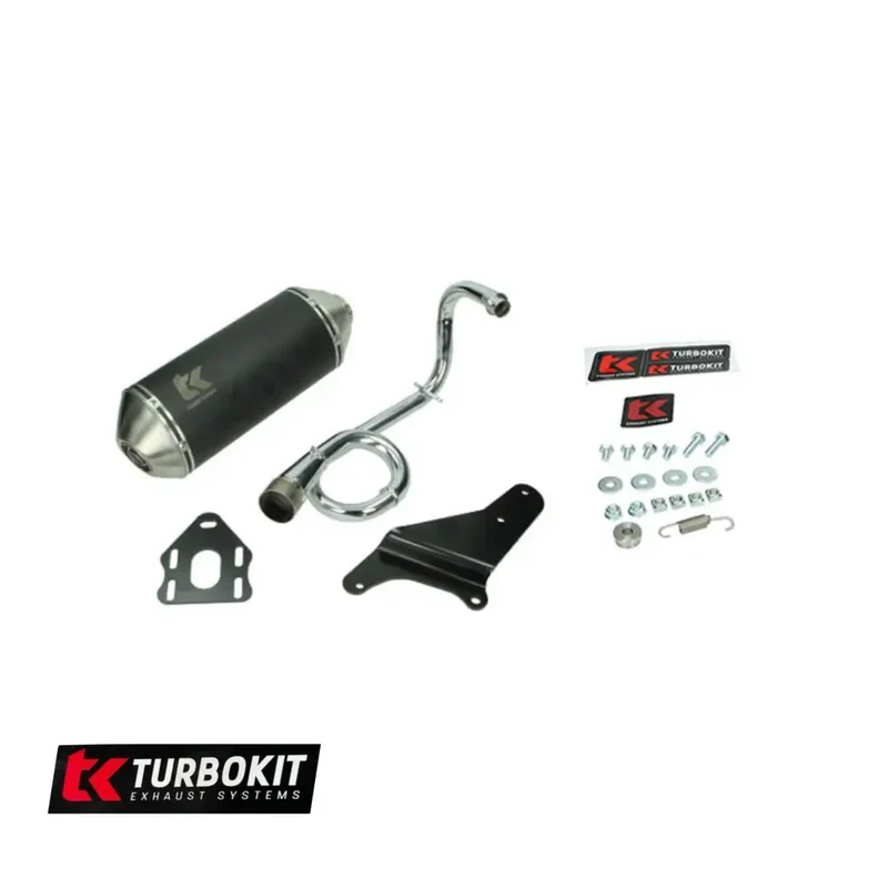 Pot d'échappement TurboKit Piaggio Zip 4 Temps 2V Chromé