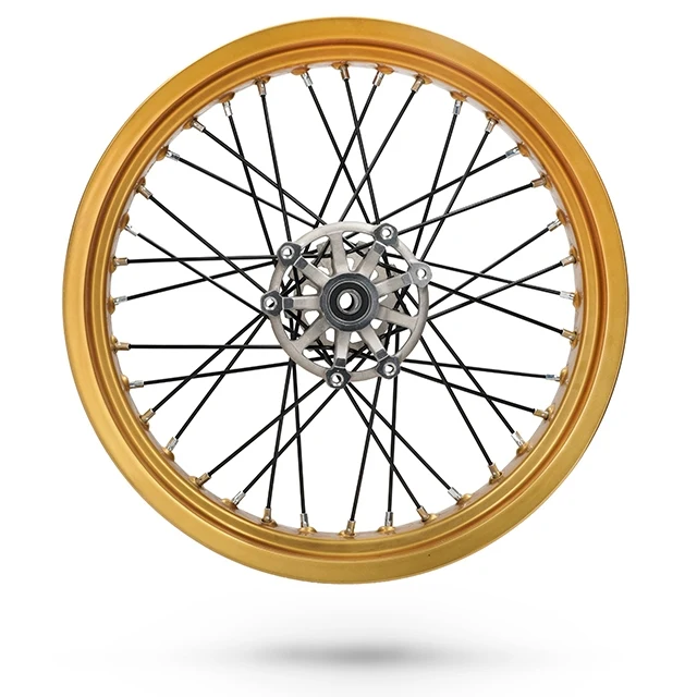 Rueda trasera 17" completa sin neumático Rieju Tango Scrambler 125 - dorado