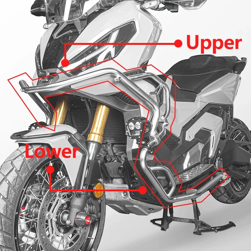Fit For Honda X-ADV 750 2021-2024 Motorcycle Engine Crash Bar Guard Frame Sliders Bumper Falling Protector XADV750 Accessories