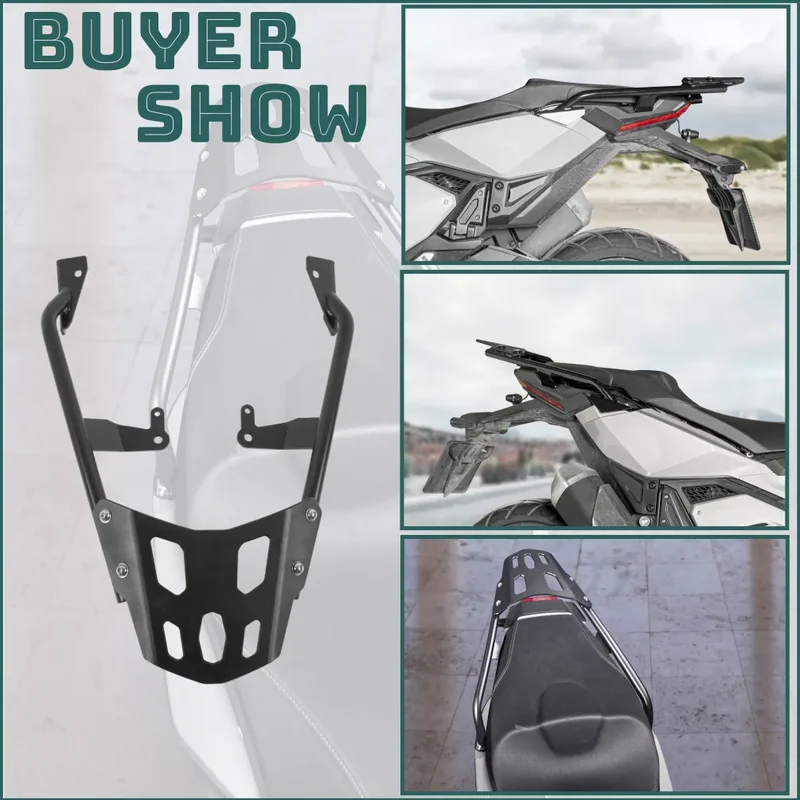 X-ADV750 Rear Luggage Cargo Rack Carrier Mount Backrest for Honda X-ADV XADV 750 2021 2022 2023 Motorcycle Shelf Holder Parts