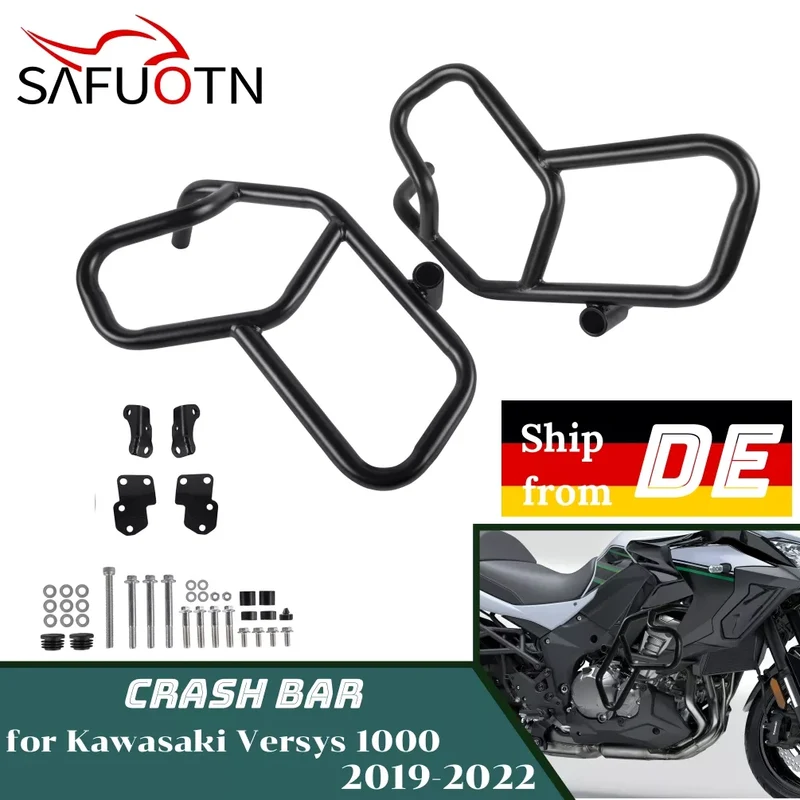 Versys 1000 Engine Guard Highway Crash Bar for Kawasaki Versys1000 2019-2023 2021 2022 Motorcycle Frame Protection Bumper Parts