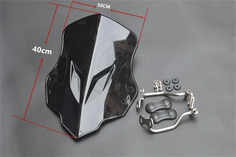 Motorcycle CF 450 NK Windscreen Windshield Wind Screen with mounting bracket Front Glass for CFMOTO 450NK NK450