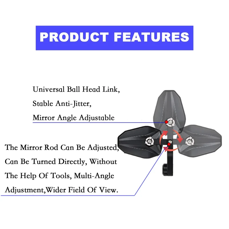 800NK ACCESSORIES FOR CFMOTO 800 NK 2023 MOTORCYCLE MIRRORS Motorsport Bicycle Rear Side Mirror Grips NK 800 Handle Mirror