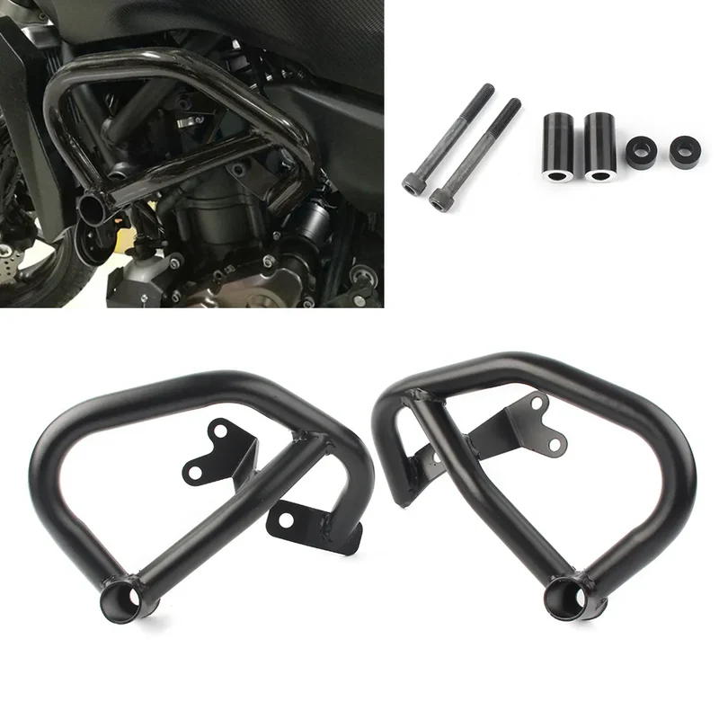 Motorcycle Engine Frame Guard Crash Bar Slider Protector For Yamaha MT07 MT-07 XSR700 FZ07 FZ-07 2016-2023 2024