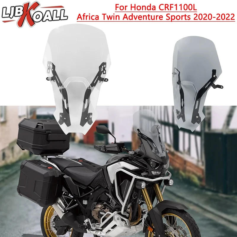 CRF1100L Windshield Touring Windscreen For Honda CRF 1100L CRF1100 L Africa Twin Adventure Sports 2020 2021 2022 Front Cowl Kit