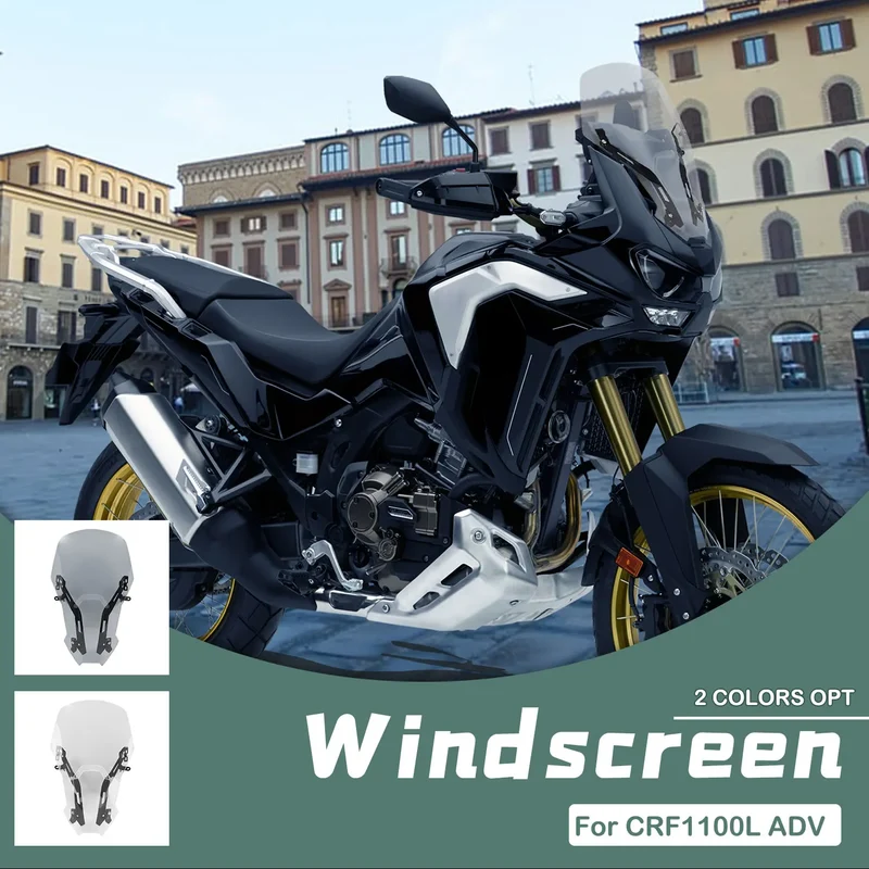 CRF1100L Windshield Touring Windscreen For Honda CRF 1100L CRF1100 L Africa Twin Adventure Sports 2020 2021 2022 Front Cowl Kit
