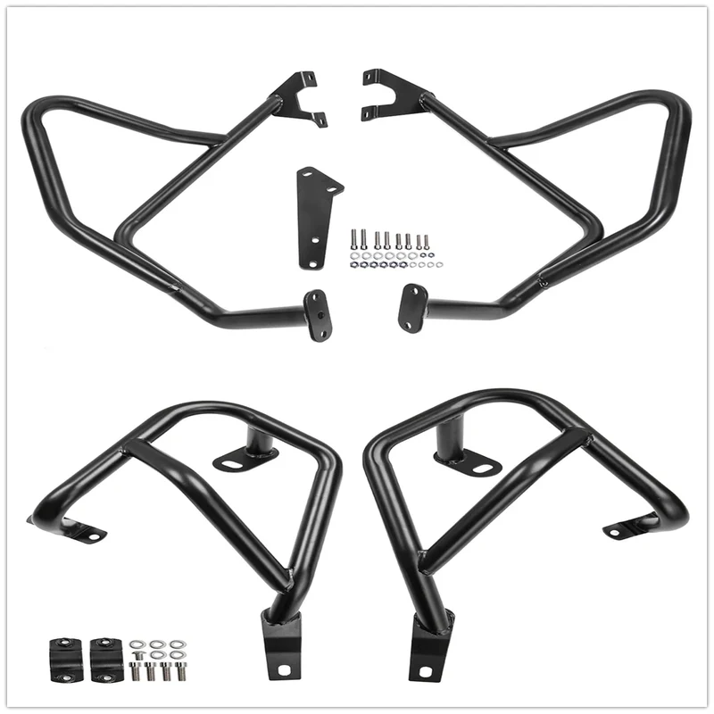 Motorcycle Lower or Upper Crash Bars Engine Guards Frame Protector For Kawasaki Versys 650 2015 2016 2017 2018 2019 2020 2021