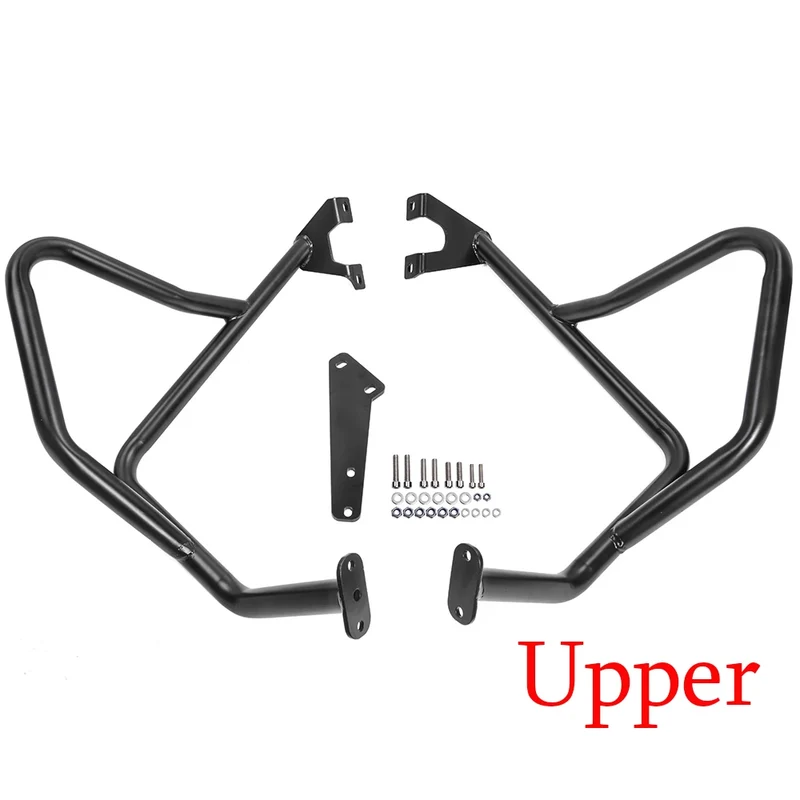 Motorcycle Lower or Upper Crash Bars Engine Guards Frame Protector For Kawasaki Versys 650 2015 2016 2017 2018 2019 2020 2021