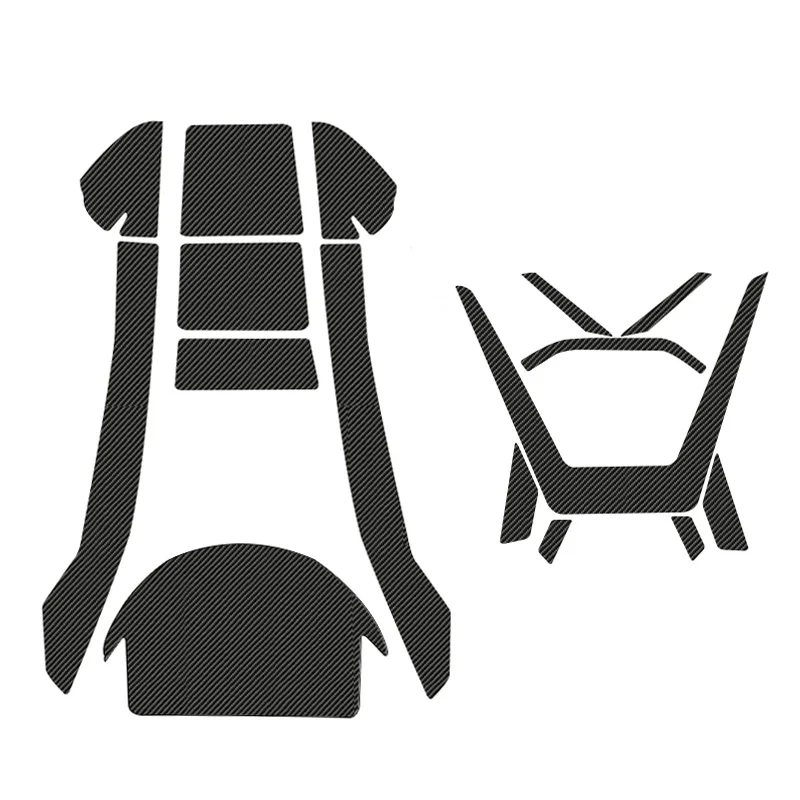 For HONDA ADV 350 ADV350 2022 2023 Motorcycle 3D/6D Footrest Pad Windshield Decal Carbon fiber sticker Decorate Sticker Full Set