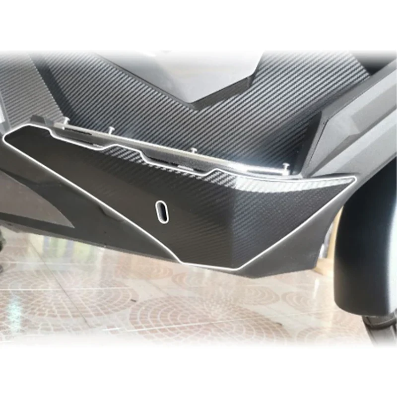 For HONDA ADV 350 ADV350 2022 2023 Motorcycle 3D/6D Footrest Pad Windshield Decal Carbon fiber sticker Decorate Sticker Full Set