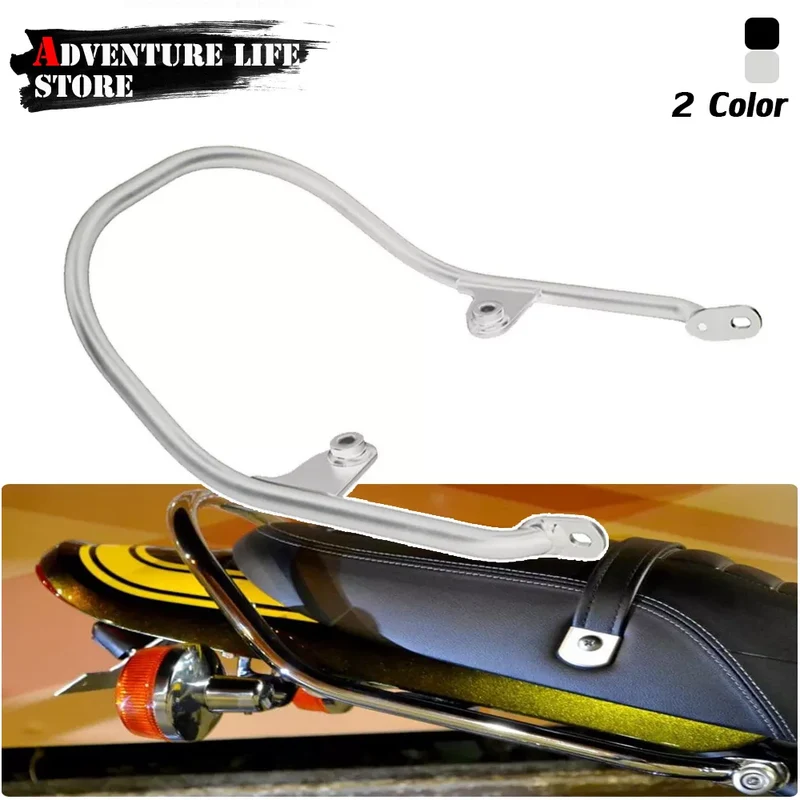 For Kawasaki Z900RS Z900 Z 900 RS 900RS Motorcycle Rear Luggage Rack Passenger Handgrip Armrest Rail Bar Support Bracket 2018-21