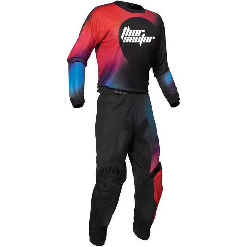 New Thor Sector Motocross Protective Gear Element Burnout Jersey&Pant Combo MX MTB Mountain Downhill Dirt Motorcycle Bike Suit