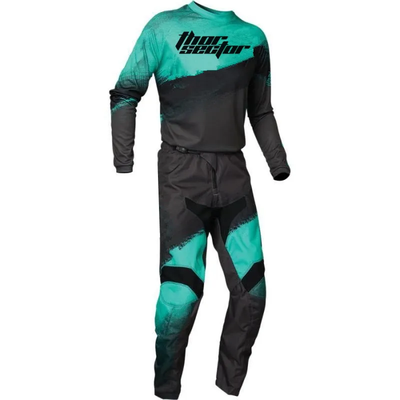 New Thor Sector Motocross Protective Gear Element Burnout Jersey&Pant Combo MX MTB Mountain Downhill Dirt Motorcycle Bike Suit