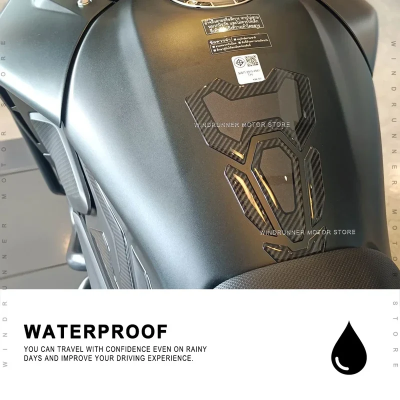 For Honda NX500 NX 500 2024 3D Epoxy Resin Sticker Motorcycle Tank Pad Anti Scratch Decal Non-slip Fuel Tank Protection Sticker