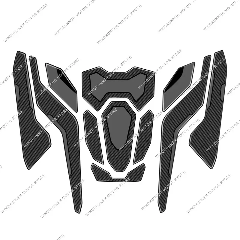 For Honda NX500 NX 500 2024 3D Epoxy Resin Sticker Motorcycle Tank Pad Anti Scratch Decal Non-slip Fuel Tank Protection Sticker
