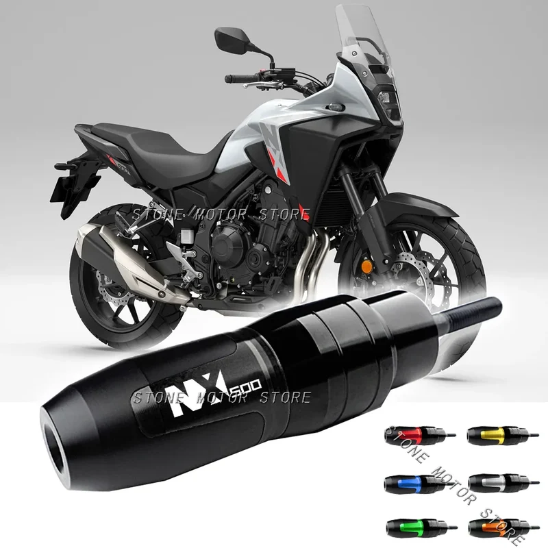 For Honda NX500 NX 500 2024 Motorcycle CNC Accessories Falling protection Exhaust Slider Crash pad slider