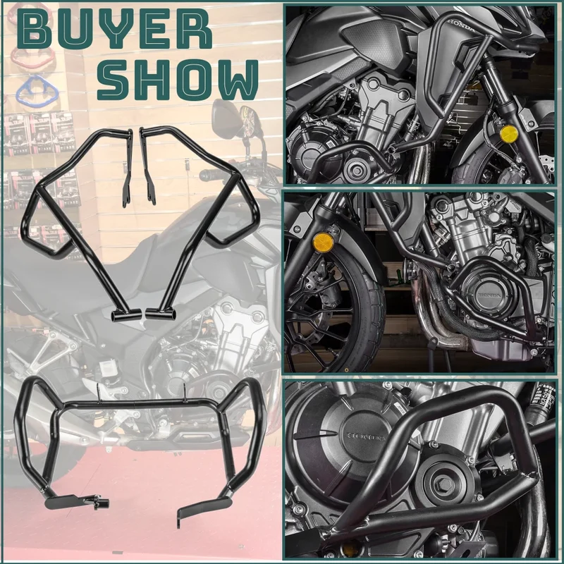 for Honda CB 500X 2019-2022 2018 2019 CB500X Engine Guard Highway Crash Bar Bars Motorcycle Frame Protection Bumper Accessories