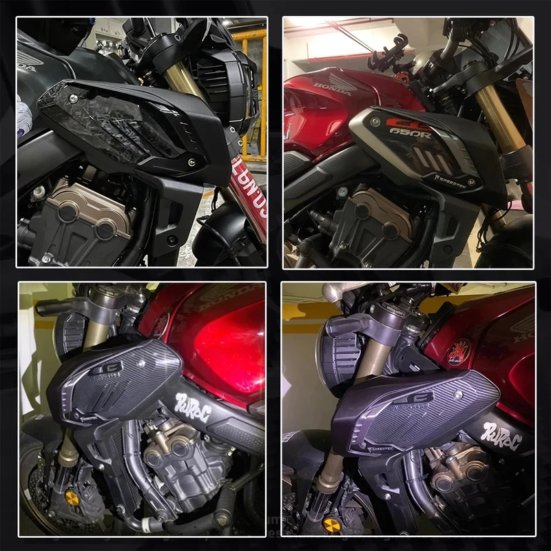 For HONDA CB650R CB 650 R CB 650R 2018-2022 Fairing Winglets Fin Trim Cover Motorcycle Wing Protector Wind Fairing Winglets