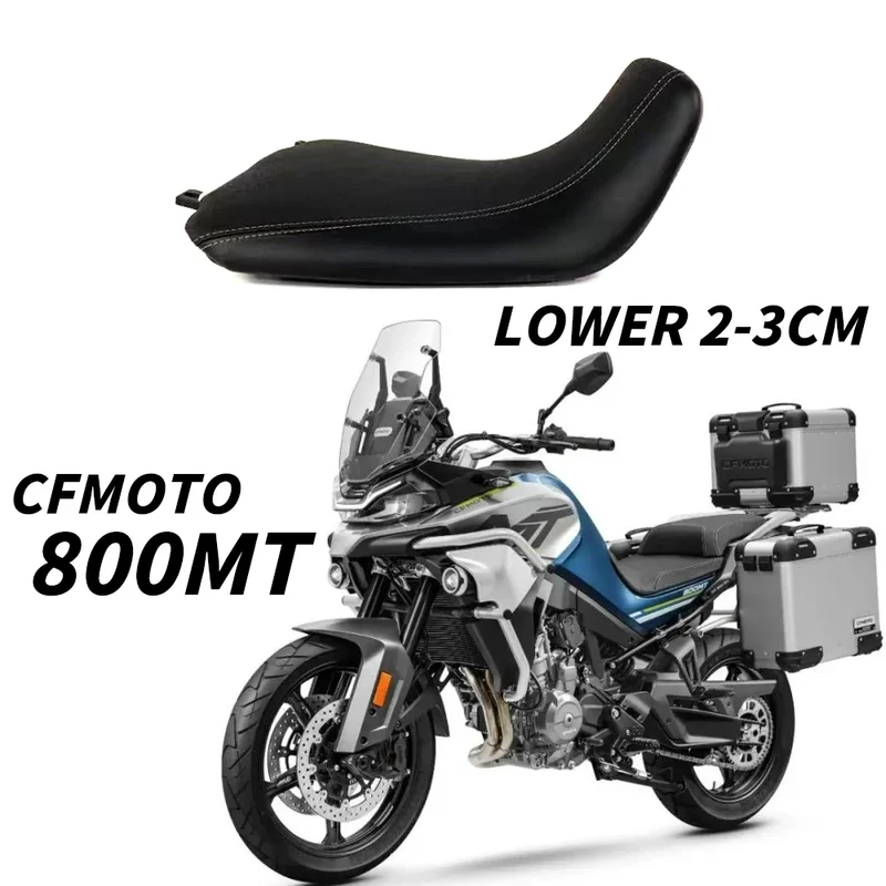 Motorcycle Modified Lower 30mm Seat Custom Vintage Hump Saddle Retro Seat Cushion For CFMOTO CF 800MT 800 MT